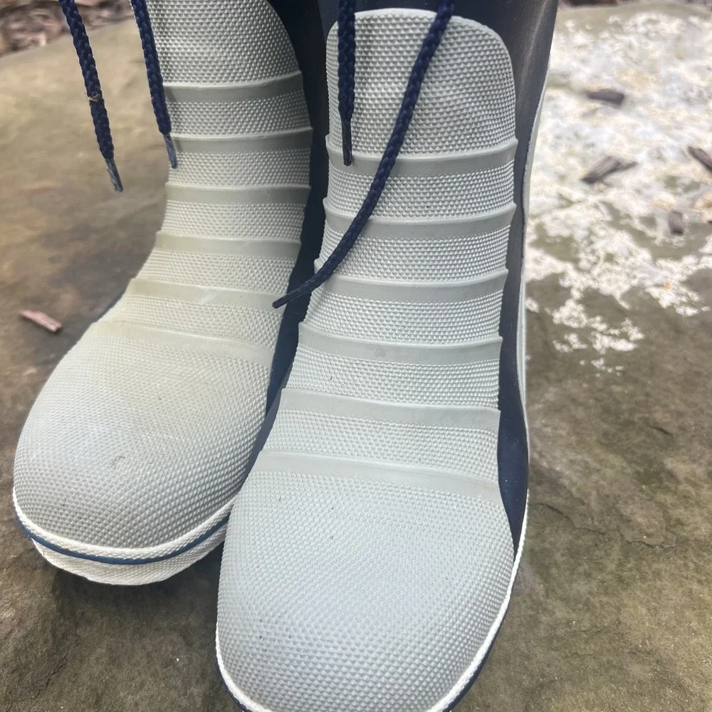 Vtg Douglas Gill Waterproof Marine Boating Women's Tall Boots US 4 Euro‎  35